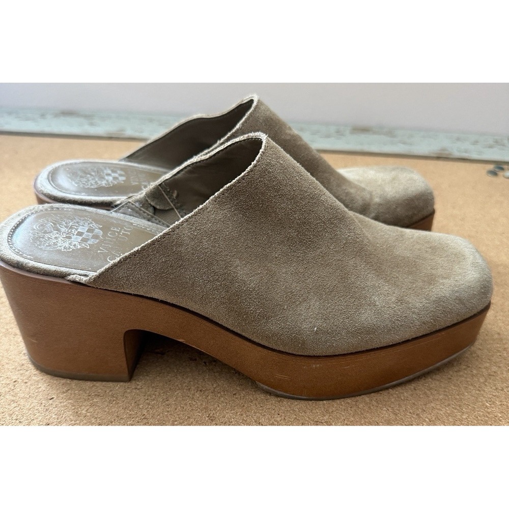 Vince Camuto Rimindel Platform Mule Camel Brown Size 7.5 - Picture 8 of 10